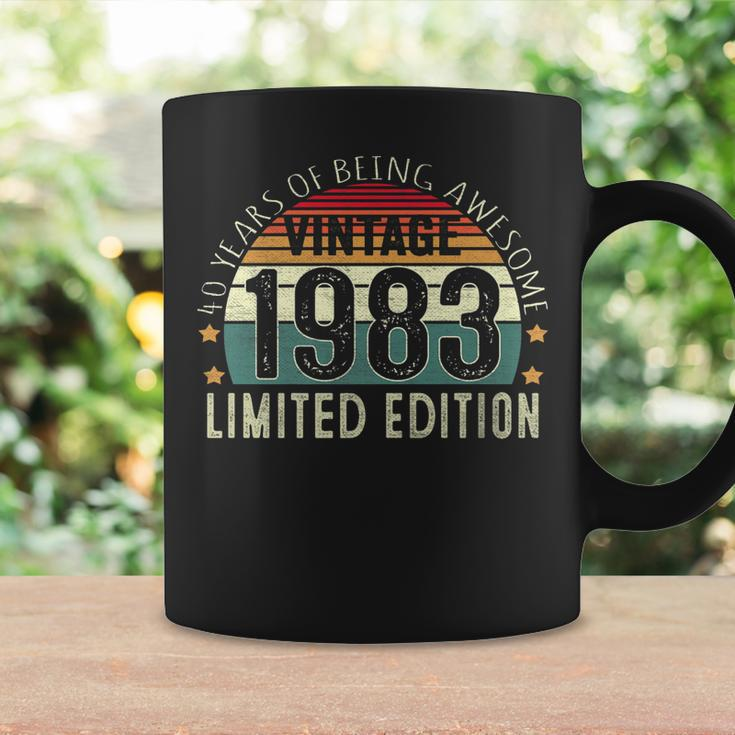 40 Year Old Gifts Vintage 1983 Limited Edition 40Th Birthday V8 Coffee Mug Gifts ideas
