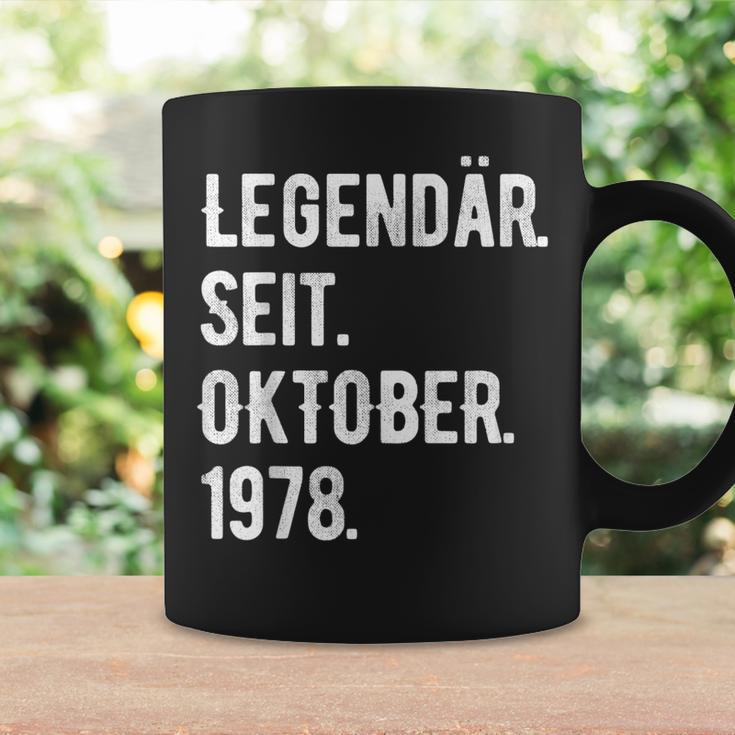 45 Geburtstag Geschenk 45 Jahre Legendär Seit Oktober 1978 Tassen Geschenkideen