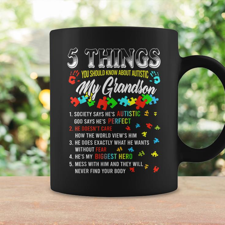5 Things You Know About Autistic Grandson Autism Awareness Coffee Mug Gifts ideas
