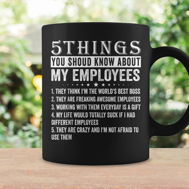 5 Things You Should Know About My Employees Funny Job Coffee Mug Gifts ideas