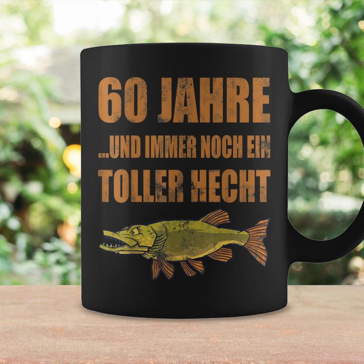 60 Jahre Geburtstag Angler Tassen, Toller Hecht Vintage Design Geschenkideen