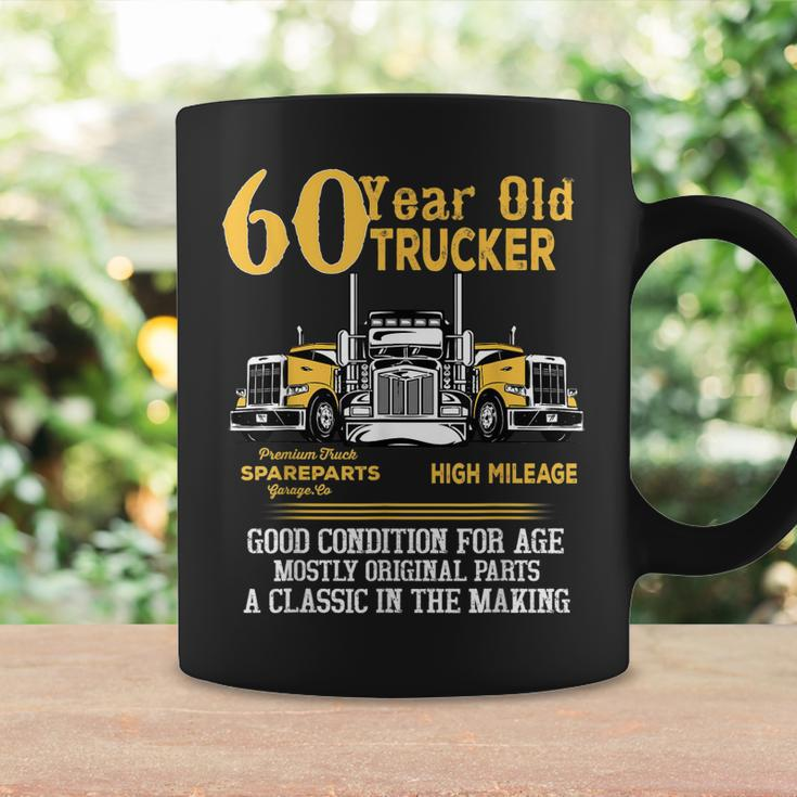 60 Year Old Trucker Funny 60Th Birthday Gift Men Dad Grandpa Coffee Mug Gifts ideas