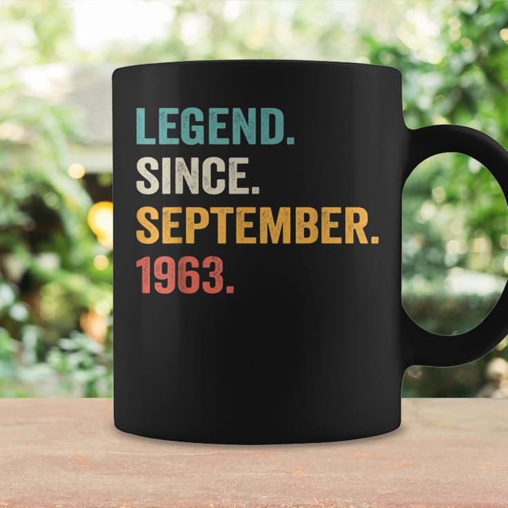 60 Years Old Gifts Legend Since September 1963 60Th Bday Men Coffee Mug Gifts ideas