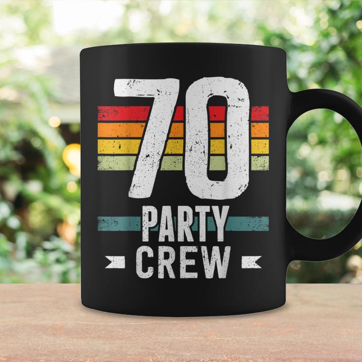 70 Birthday 70 Party Crew Squad 70Th Bday Group Birthday Coffee Mug Gifts ideas
