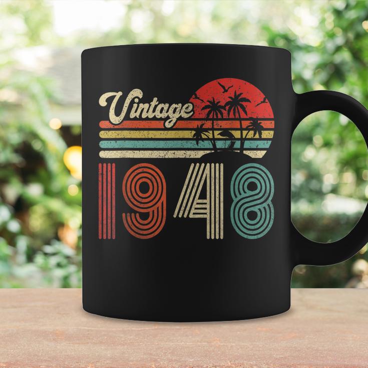 75 Jahre Vintage 1948 Tassen, Retro Geburtstagsgeschenk für Frauen & Männer Geschenkideen