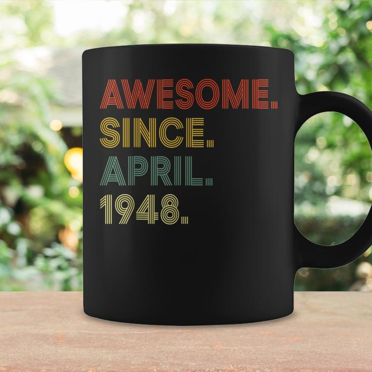 75 Year Old Awesome Since April 1948 75Th Birthday Coffee Mug Gifts ideas