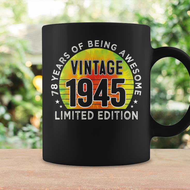 78 Jahre Vintage 1945 Tassen, Retro Geschenk zum 78. Geburtstag Geschenkideen