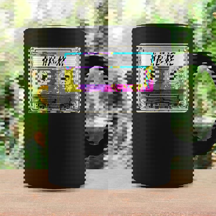 80S Paint Splash Cassette Tape Vintage Mix Tape Coffee Mug Gifts ideas