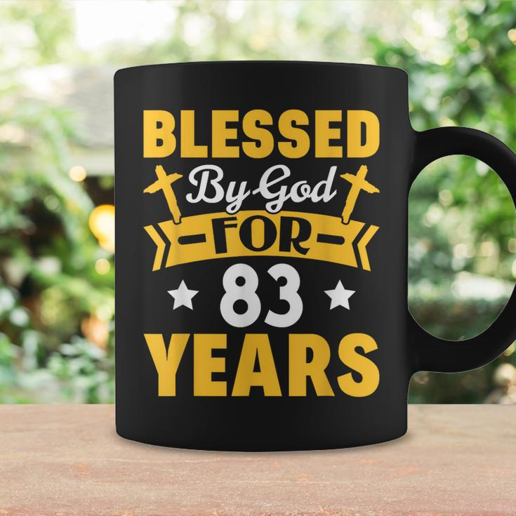 83Rd Birthday Man Woman Blessed By God For 83 Years Coffee Mug Gifts ideas