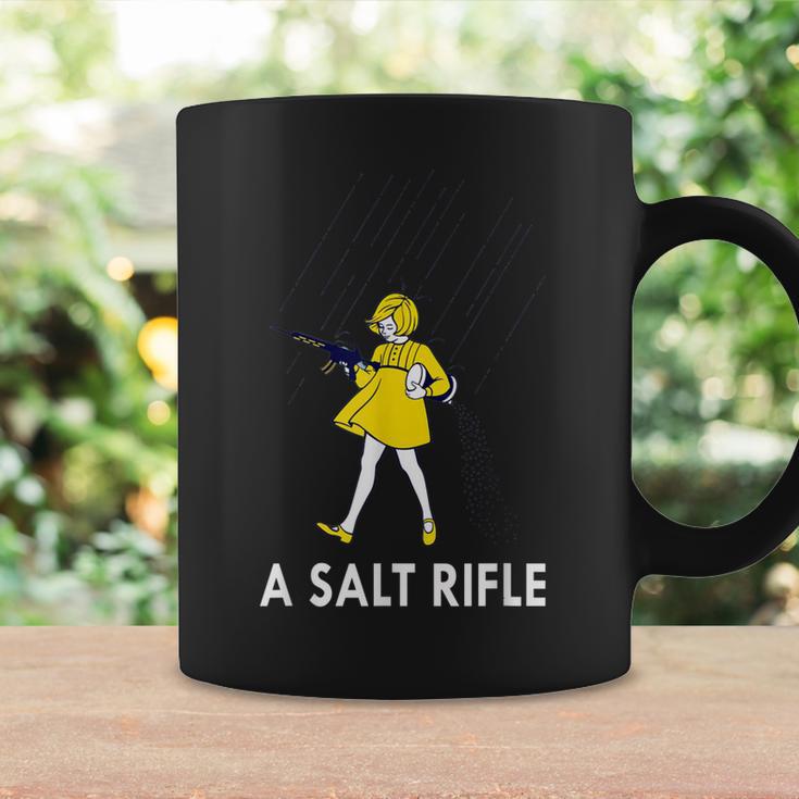 A Salt Rifle Women Gift Funny Meme Quote Coffee Mug | Mazezy