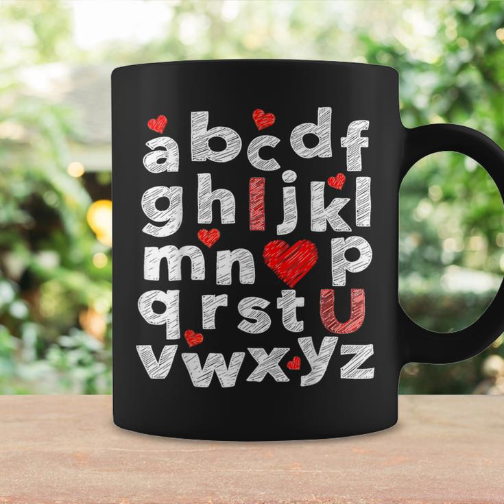 Abc Chalk Alphabet I Love You English Teacher Valentines Day V5 Coffee Mug Gifts ideas