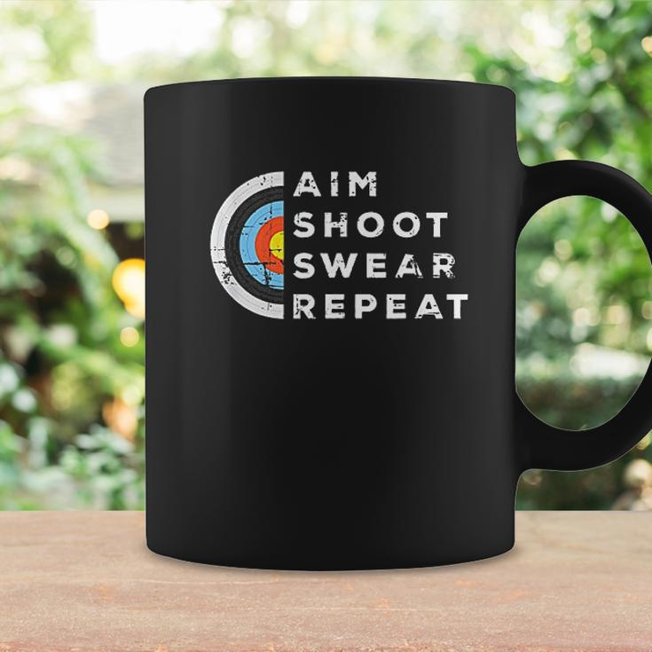 Aim Swear Repeat Archery Costume Archer Gift Archery Coffee Mug Gifts ideas