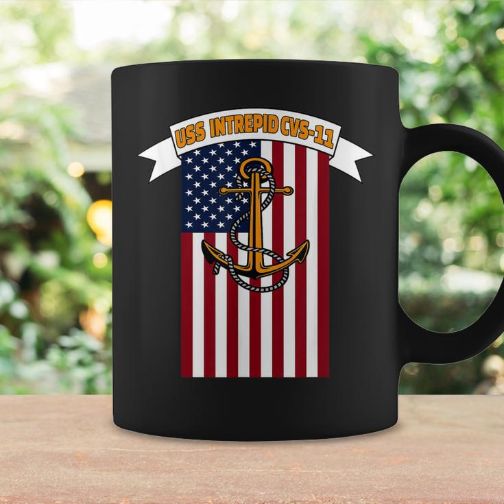 Aircraft Carrier Uss Intrepid Cvs-11 Veteran Day Grandpa Dad Coffee Mug Gifts ideas