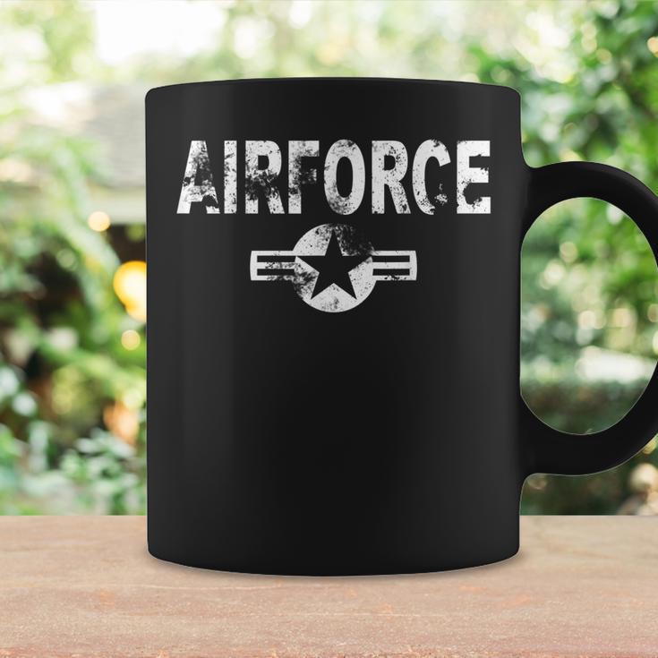 Airforce Cool Casual Military Distressed Top Coffee Mug | Mazezy CA