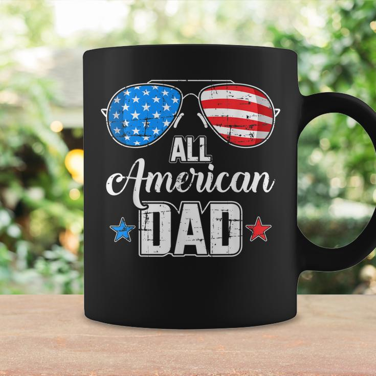All American Dad Us Flag Sunglasses For Matching 4Th Of July Gift For Mens Coffee Mug Gifts ideas