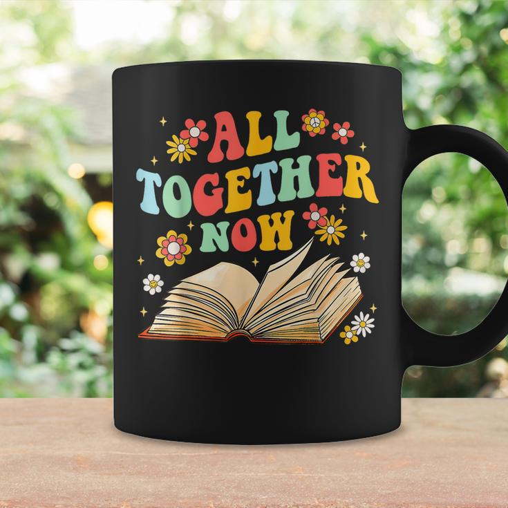 All Together Now Summer Reading Program 2023 Book Groovy Coffee Mug Gifts ideas