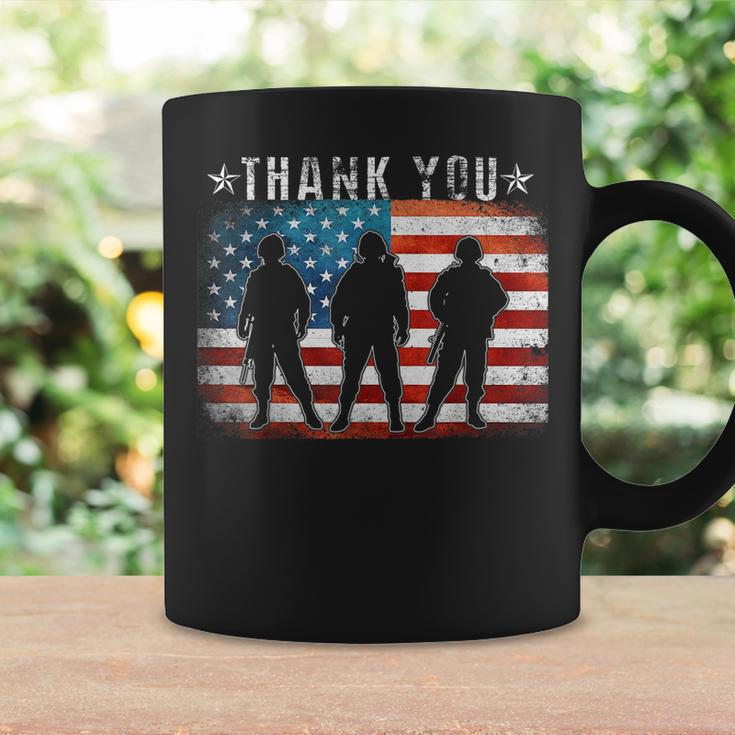 American Flag Thank You Veterans Proud Veteran Patrioitc Coffee Mug Gifts ideas