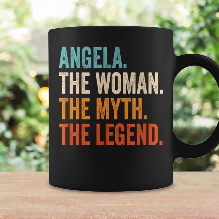 Angela The Woman The Myth The Legend First Name Angela Coffee Mug Gifts ideas