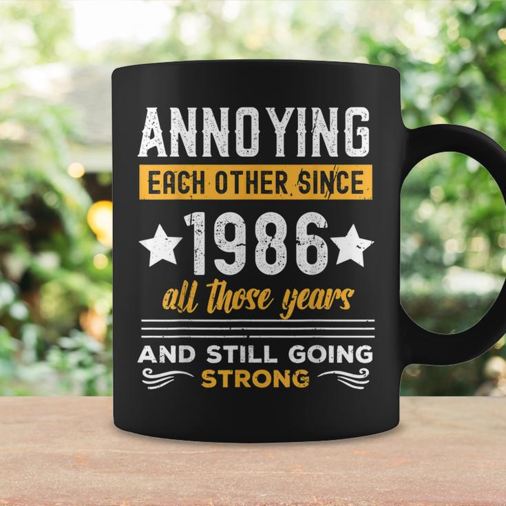 Annoying Since 1986 Funny Married Couple Wedding Anniversary Coffee Mug Gifts ideas
