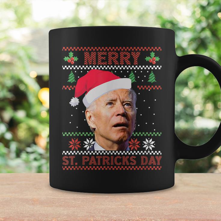 Anti Biden Merry St Patricks Day Ugly Christmas Sweater Coffee Mug Gifts ideas