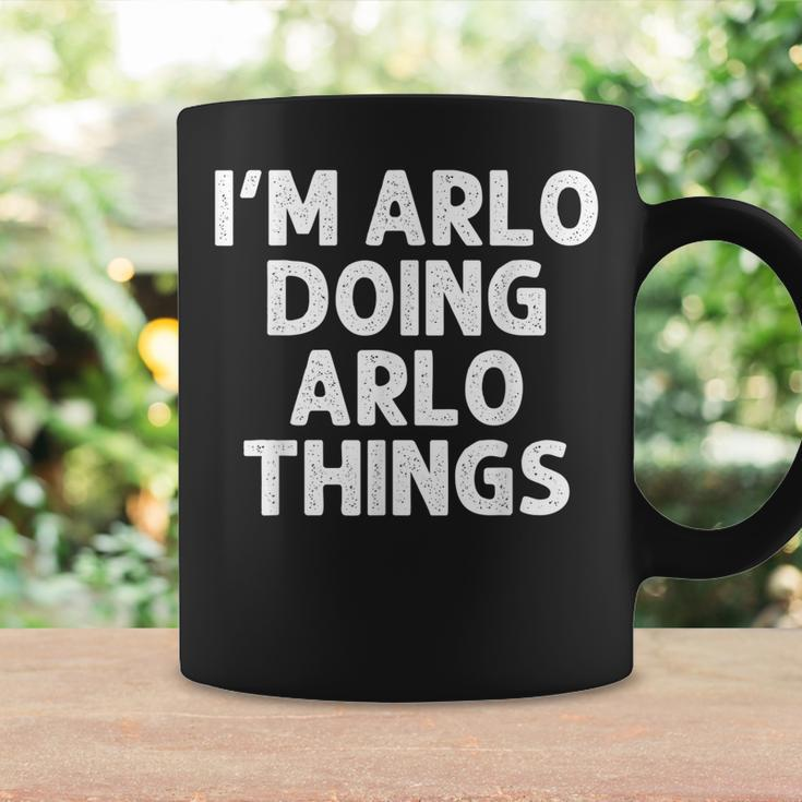 Arlo Gift Doing Name Things Funny Personalized Joke Men Coffee Mug Gifts ideas