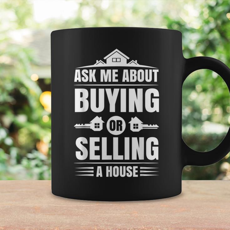 Ask Me About Buying Or Selling A House Real Estate Agent Coffee Mug Gifts ideas