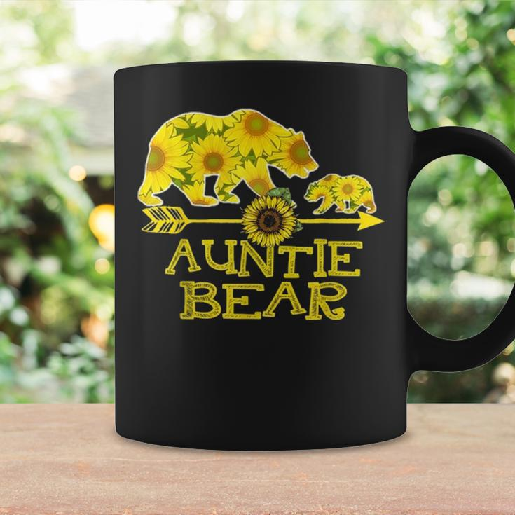 Auntie Bear Sunflower Funny Mother Father Gifts Coffee Mug Gifts ideas