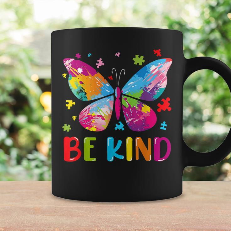 Autism Awareness Kindness Butterfly Be Kind Teacher Women Coffee Mug Gifts ideas