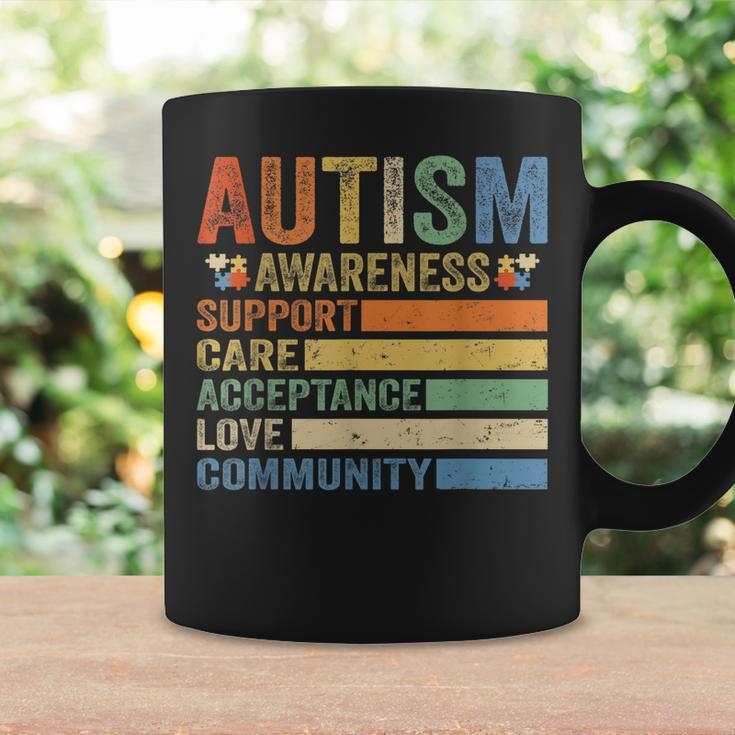 Autism Awareness Support Care Acceptance For Women Mom Dad Coffee Mug Gifts ideas
