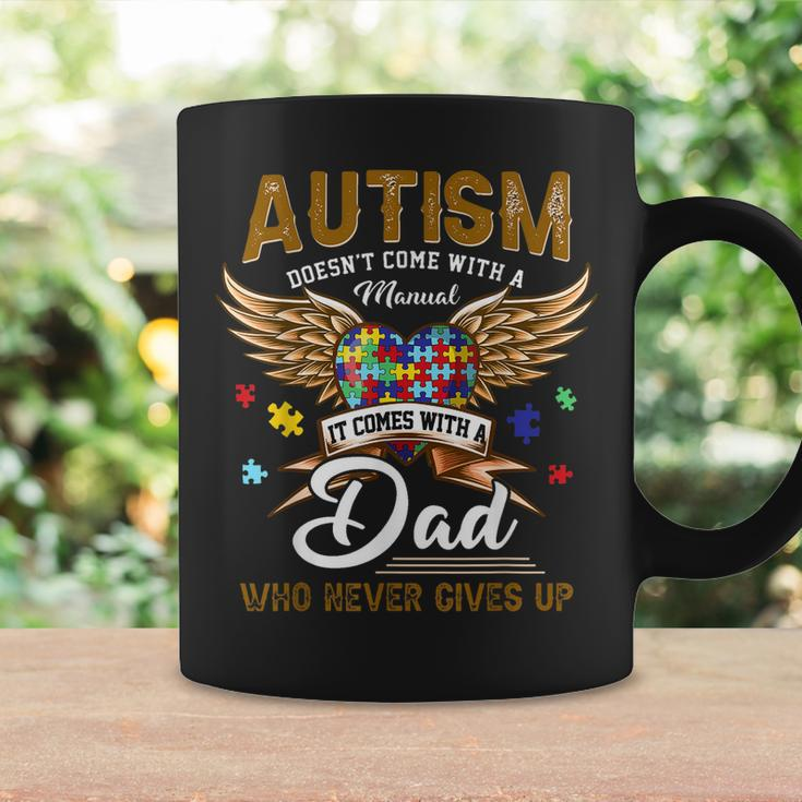 Autism Dad Doesnt Come With A Manual Autism Awarenes Coffee Mug Gifts ideas