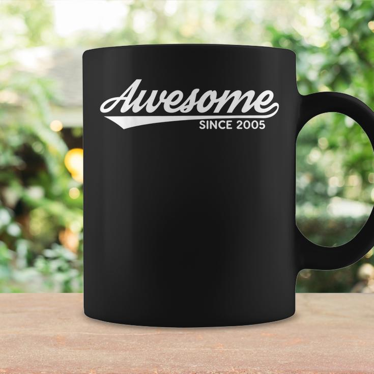Awesome Since 2005 Vintage 18Th Birthday Turning 18 Year Old Coffee Mug Gifts ideas