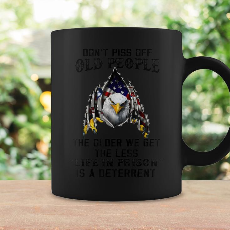 Bald Eagle American Flag 4Th Of July Funny Old People Saying V2 Coffee Mug Gifts ideas