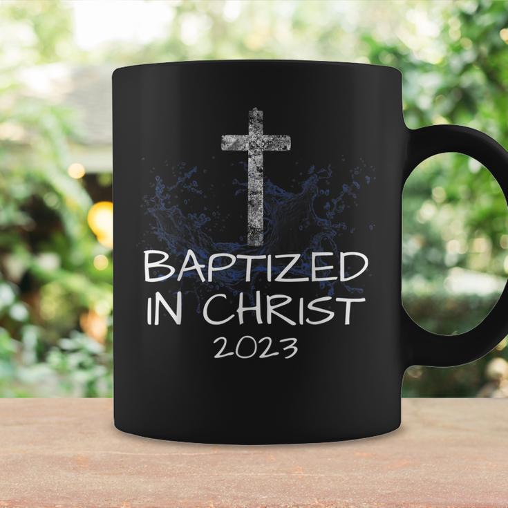 Baptized In Christ 2023 New Christian Baptism Convert Bible Coffee Mug Gifts ideas