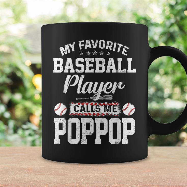 Baseball Dad My Favorite Baseball Player Calls Me Poppop Gift For Mens Coffee Mug Gifts ideas