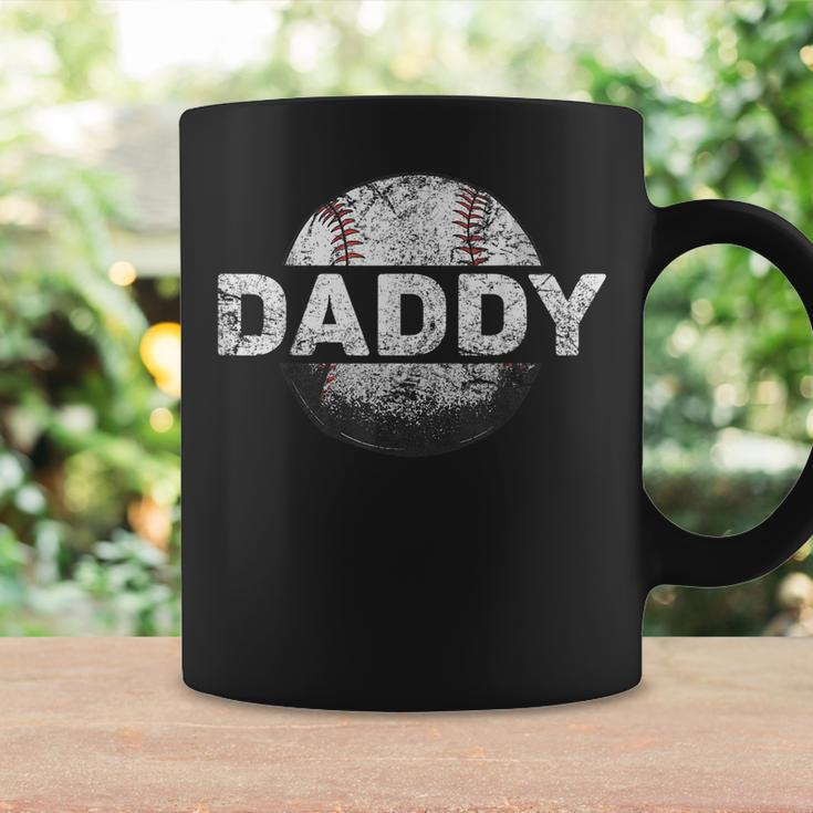 Baseball Daddy Dad Baseball Ball Vintage Coffee Mug Gifts ideas