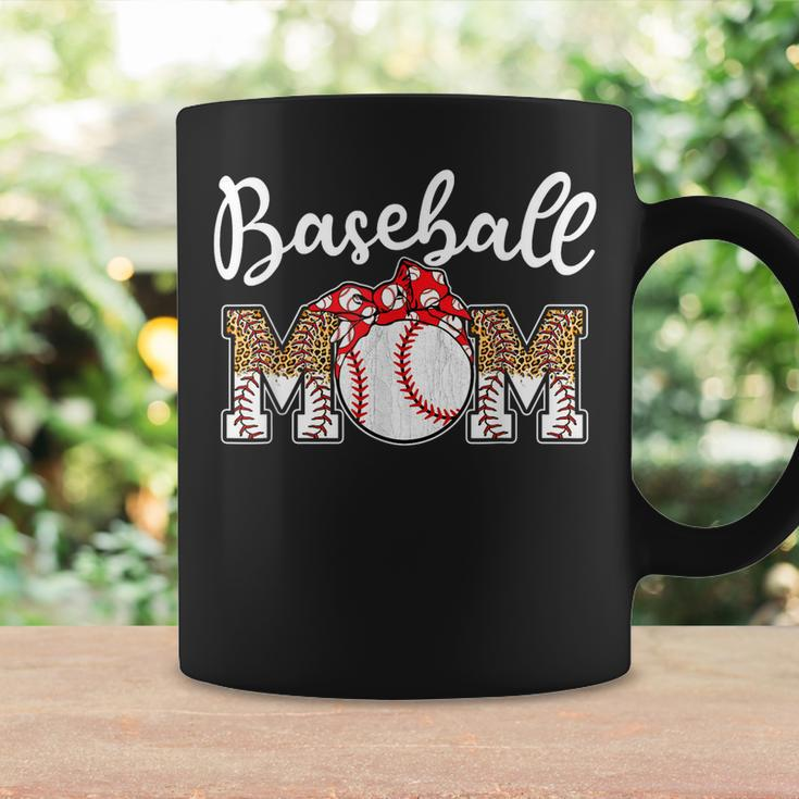 Baseball Mom Leopard Funny Softball Mom Mothers Day 2023 Coffee Mug Gifts ideas