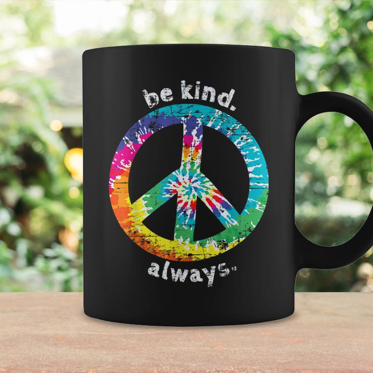 Be Kind Always Tie Dye Peace Sign Hippie StyleCoffee Mug Gifts ideas