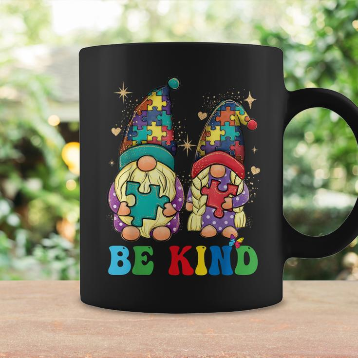 Be Kind Autism Gnomes Sunflower Autism Awareness Month 2023 Coffee Mug Gifts ideas