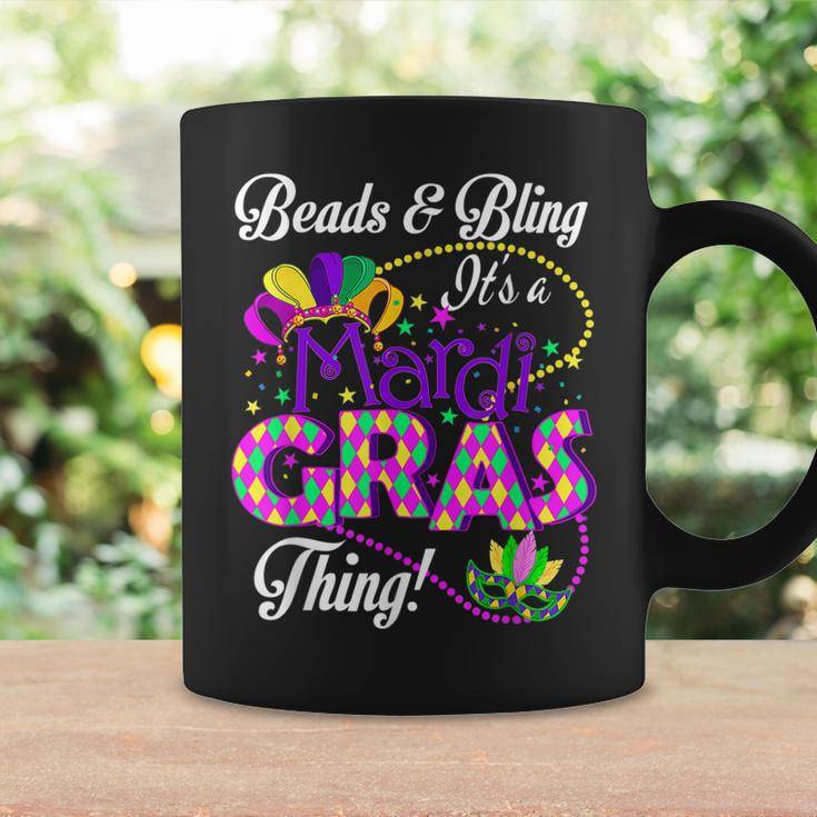 Beads And Bling Its A Mardi Gras Thing Funny Beads Bling Coffee Mug Gifts ideas