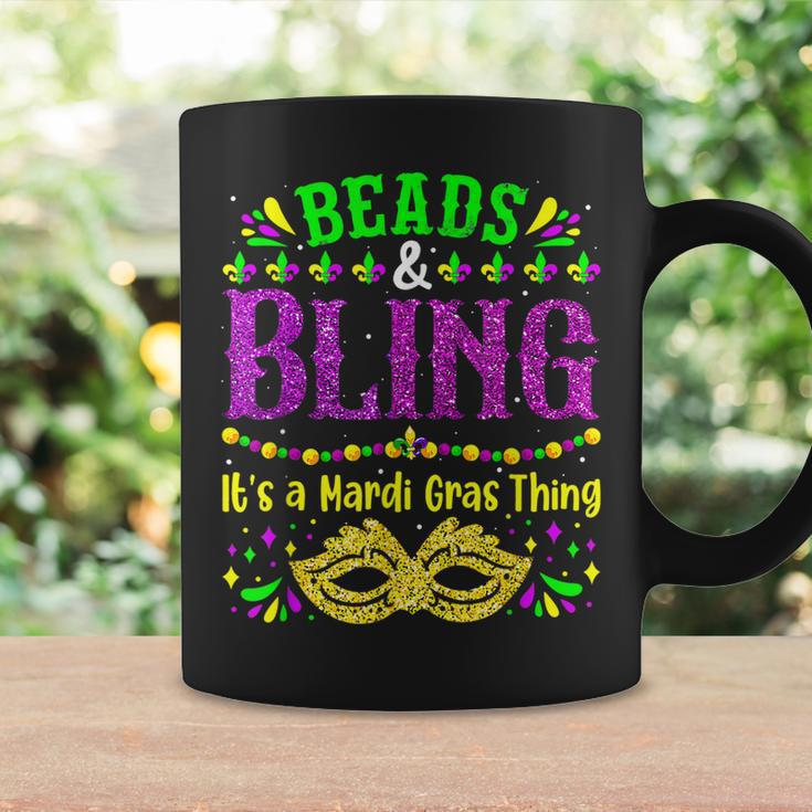 Beads & Bling Its A Mardi Gras Thing Funny Men Women Coffee Mug Gifts ideas