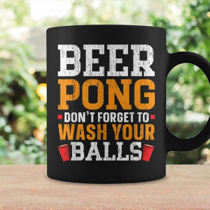 Beer Pong Dont Forget To Wash Your Balls Biertrinker Tassen Geschenkideen