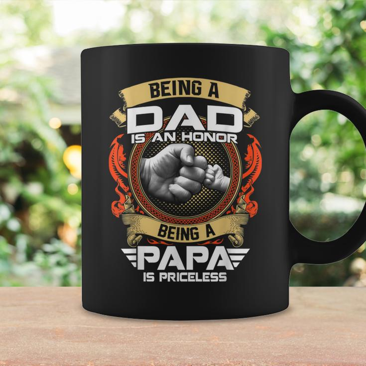 Being A Dad Is An Honor Being A Papa Is Priceless Gift For Mens Coffee Mug Gifts ideas