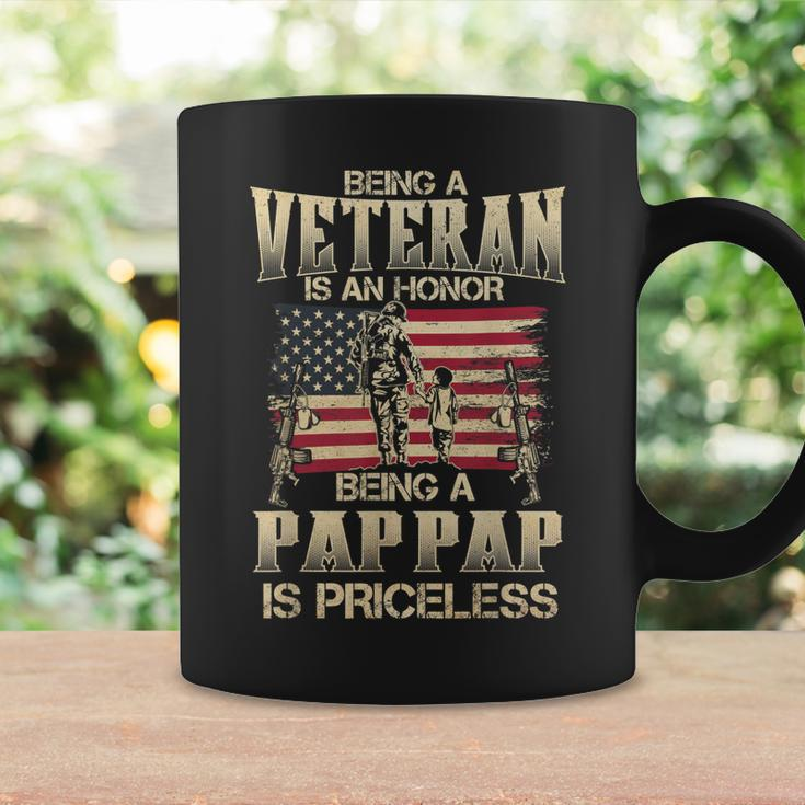 Being A Veteran Is An Honor Being A Pap Pap Is Priceless Coffee Mug Gifts ideas