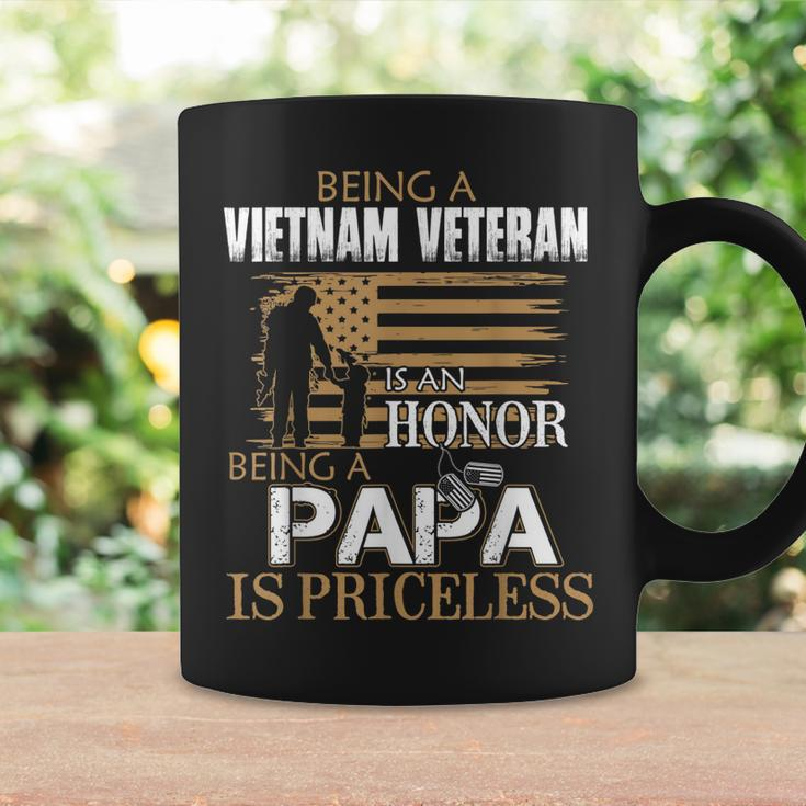 Being Vietnam Veteran Is An Honor Papa Is PricelessGift For Mens Coffee Mug Gifts ideas