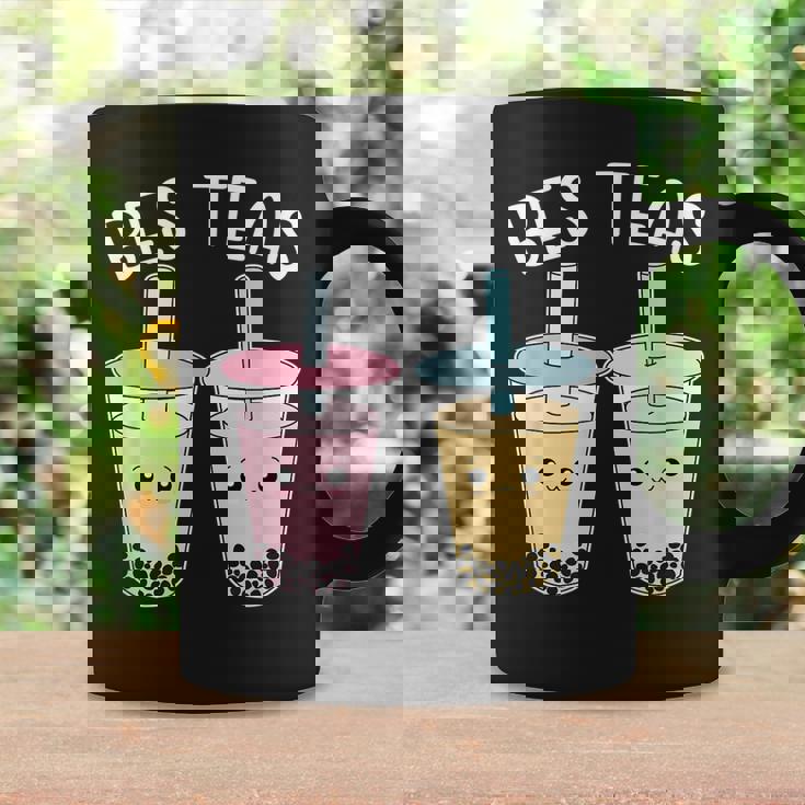 Bes Teas Besties Bubble Tea Cute Boba Best Friends Coffee Mug | Mazezy