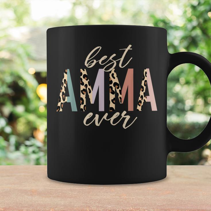 Best Amma Ever Gifts Leopard Print Mothers Day Coffee Mug Gifts ideas