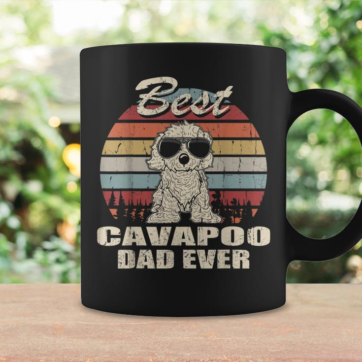 Best Cavapoo Dad Ever Vintage Retro Dog Dad Coffee Mug Gifts ideas