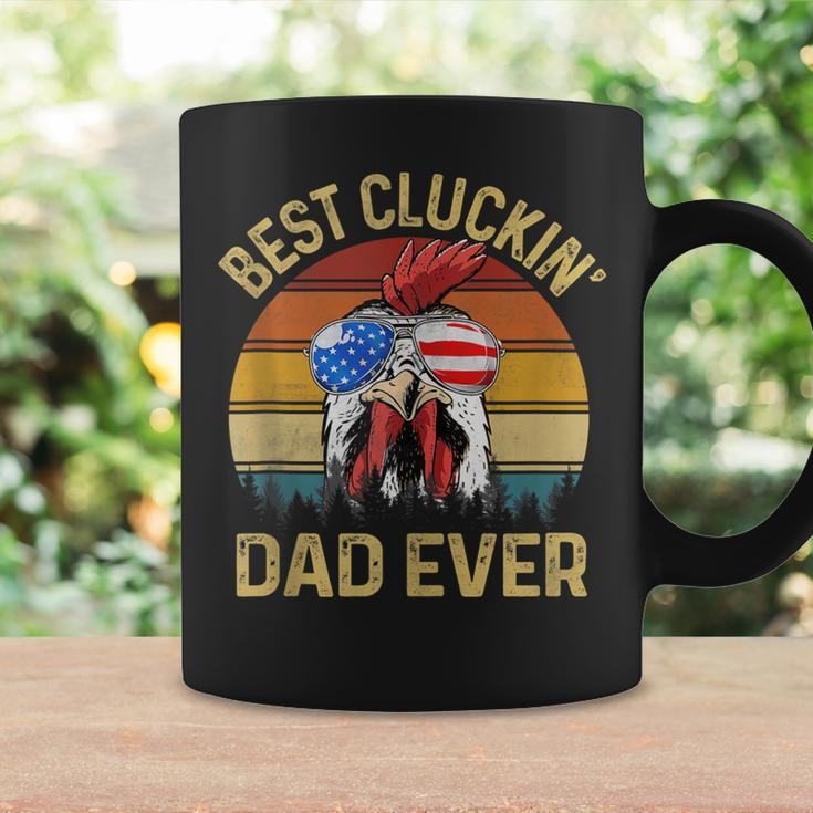Best Cluckin Dad Ever Chicken Daddy Dad Fathers Day Farmer Coffee Mug Gifts ideas