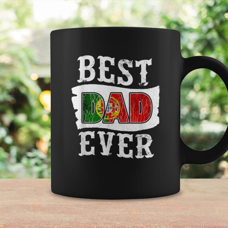 Best Dad Ever Fathers Day Portuguese Flag Portugal Gift For Mens Coffee Mug Gifts ideas