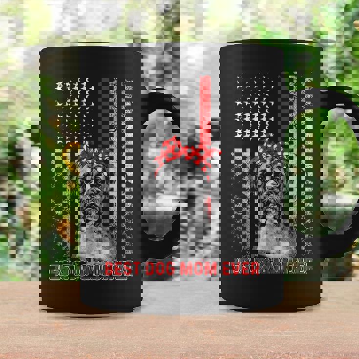 Best Dog Mom Ever Boxer Dog Mom Usa Flag Patriotic Coffee Mug Gifts ideas